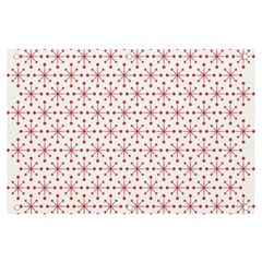 Pattern Christmas Pattern Red Stars Banner And Sign 6  X 4 