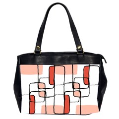 Abstract Seamless Pattern Art Oversize Office Handbag (2 Sides) by Sapixe