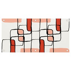 Abstract Seamless Pattern Art Banner And Sign 4  X 2 