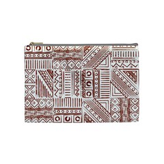 Tribal Pattern Vintage Texture Cosmetic Bag (medium) by Sapixe