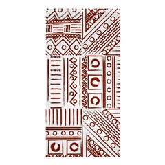 Tribal Pattern Vintage Texture Shower Curtain 36  X 72  (stall) 