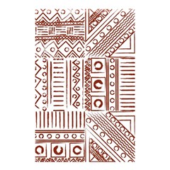 Tribal Pattern Vintage Texture Shower Curtain 48  X 72  (small) 