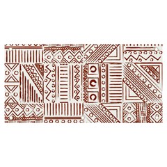 Tribal Pattern Vintage Texture Banner And Sign 6  X 3 