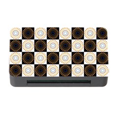 Illustration Checkered Pattern Decoration Memory Card Reader With Cf