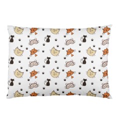 Cat Kitten Design Pattern Pillow Case (two Sides) by Sapixe