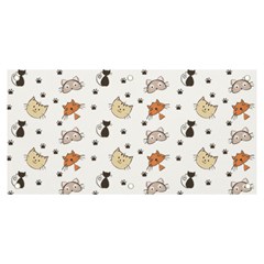 Cat Kitten Design Pattern Banner And Sign 6  X 3 