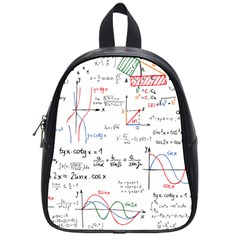 Math Formula Pattern School Bag (small) by Sapixe