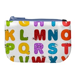 Vectors Alphabet Eyes Letters Funny Large Coin Purse