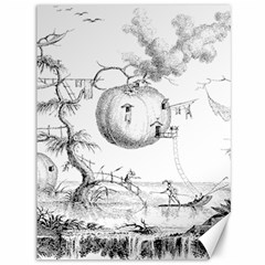 Vectors Fantasy Fairy Tale Sketch Canvas 36  X 48  by Sapixe