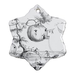 Vectors Fantasy Fairy Tale Sketch Ornament (snowflake)