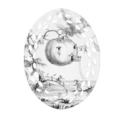 Vectors Fantasy Fairy Tale Sketch Ornament (oval Filigree) by Sapixe