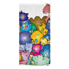 Cats Cartoon Cats Colorfulcats Shower Curtain 36  X 72  (stall) 