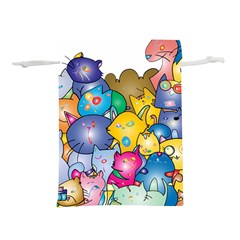 Cats Cartoon Cats Colorfulcats Lightweight Drawstring Pouch (m)