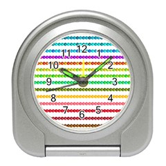 Ribbons Sequins Embellishment Travel Alarm Clock by Sapixe