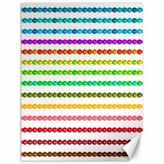 Ribbons Sequins Embellishment Canvas 12  X 16  by Sapixe
