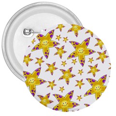 Isolated Transparent Starfish 3  Buttons