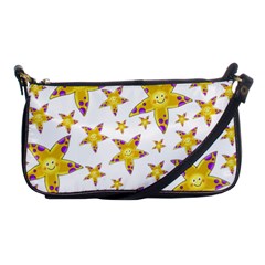 Isolated Transparent Starfish Shoulder Clutch Bag