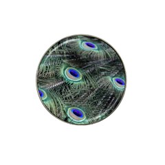Plumage Peacock Feather Colorful Hat Clip Ball Marker by Sapixe