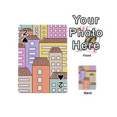 Houses City Architecture Building Playing Cards 54 Designs (mini)