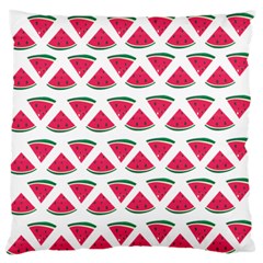 Illustration Watermelon Fruit-food Melon Large Flano Cushion Case (one Side) by Sapixe