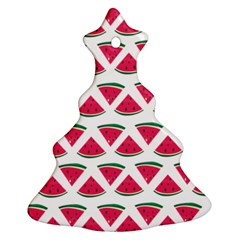 Illustration Watermelon Fruit Food Melon Ornament (christmas Tree) 