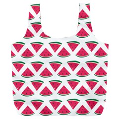 Illustration Watermelon Fruit Food Melon Full Print Recycle Bag (xxl) by Sapixe