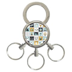 Advent Calendar 3-ring Key Chain by Sapixe