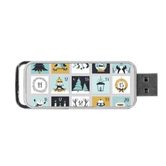 Advent Calendar Portable Usb Flash (two Sides)