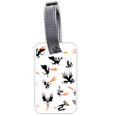 Phoenix Dragon Fire Bird Luggage Tag (one Side)