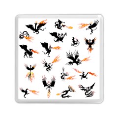 Phoenix Dragon Fire Bird Memory Card Reader (square) by Sapixe