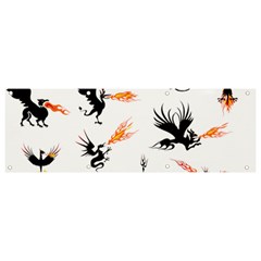 Phoenix Dragon Fire Bird Banner And Sign 9  X 3 