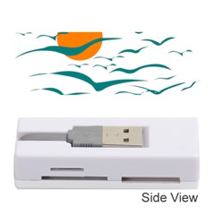 Sunset Glow Sun Bird Memory Card Reader (stick)