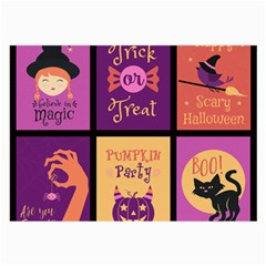 Halloween Cute Cartoon Large Glasses Cloth