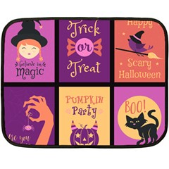 Halloween Cute Cartoon Fleece Blanket (Mini)