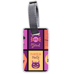 Halloween Cute Cartoon Luggage Tag (one Side)