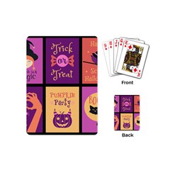 Halloween Cute Cartoon Playing Cards Single Design (mini)