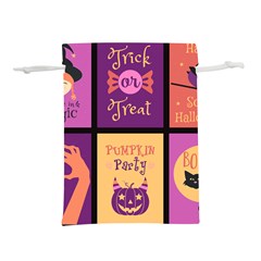 Halloween Cute Cartoon Lightweight Drawstring Pouch (l)