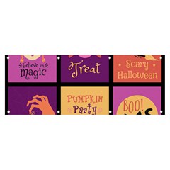 Halloween Cute Cartoon Banner And Sign 8  X 3 