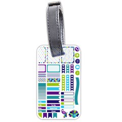 Peacock Pattern Luggage Tag (one Side)