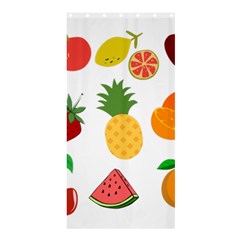 Fruits Cartoon Shower Curtain 36  X 72  (stall) 