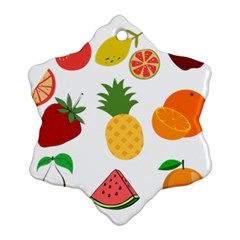 Fruits Cartoon Ornament (snowflake)