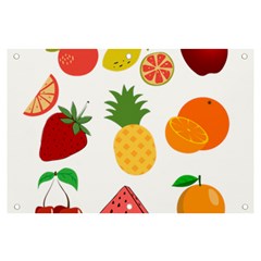 Fruits Cartoon Banner And Sign 6  X 4  by Sapixe