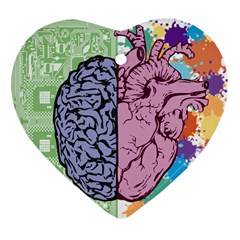 Brain Heart Balance Ornament (Heart)