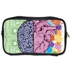 Brain Heart Balance Toiletries Bag (two Sides)