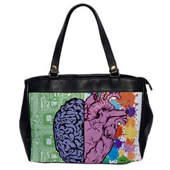 Brain Heart Balance Oversize Office Handbag