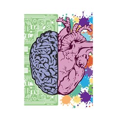 Brain Heart Balance Shower Curtain 48  X 72  (small) 