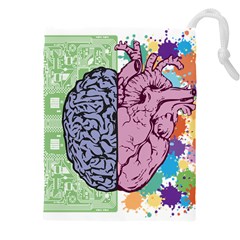 Brain Heart Balance Drawstring Pouch (4XL)