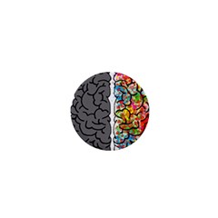 Brain Mind Psychology Idea Hearts 1  Mini Magnets by Sapixe