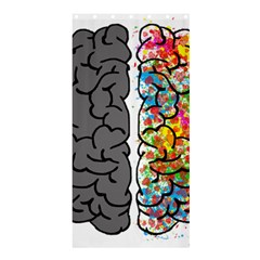 Brain Mind Psychology Idea Hearts Shower Curtain 36  X 72  (stall) 