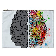 Brain Mind Psychology Idea Hearts Cosmetic Bag (xxl) by Sapixe